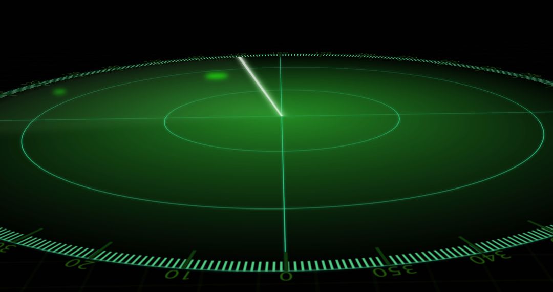 Green Radar Display Scanning Digital Terrain on Black Background - Free Images, Stock Photos and Pictures on Pikwizard.com