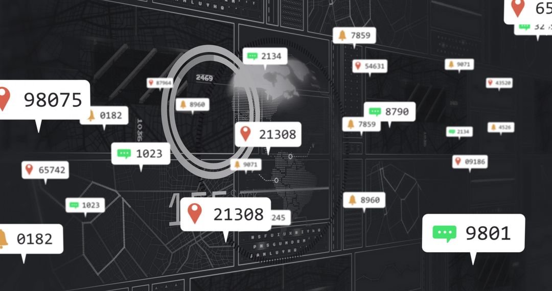 Digital Data Visualization with Informative Pop-Ups on Dashboard