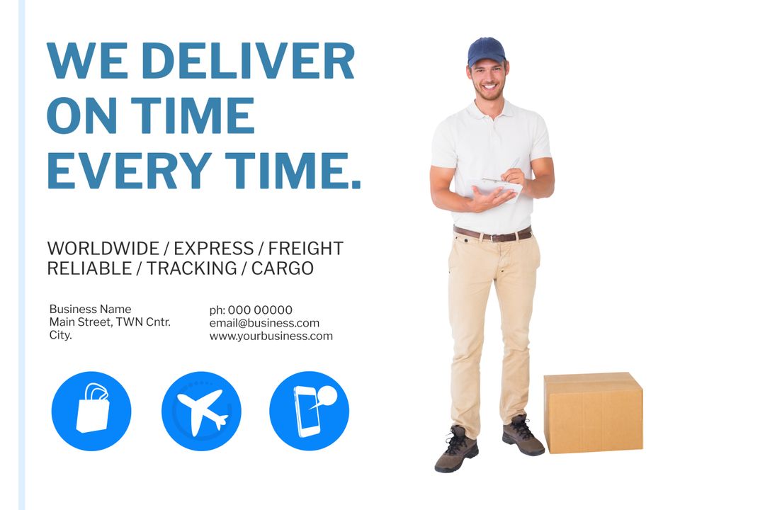 Reliable Delivery Services with Smile and Package