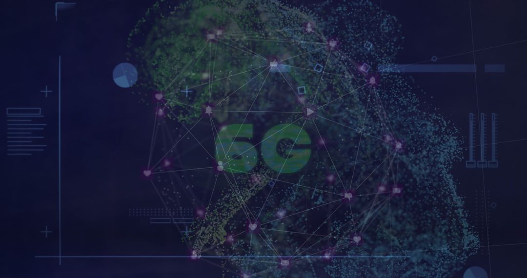 5G Technology and Digital Connectivity Network Concept