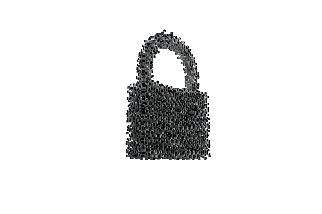 Transparent 3D Padlock Creating Secure Design Concept - Download Free Stock Images Pikwizard.com