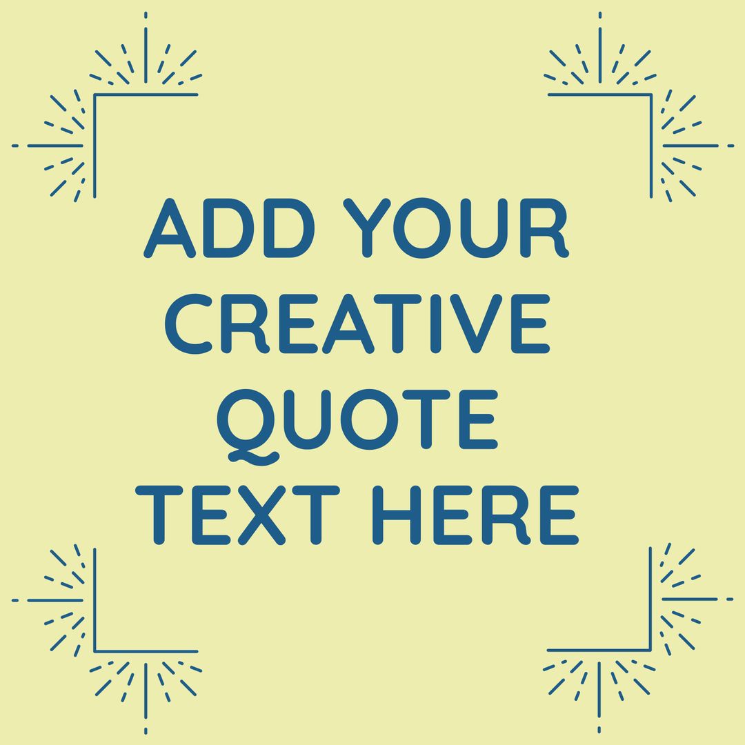 Inspirational Quote Template with Central Text Space - Download Free Stock Images Pikwizard.com
