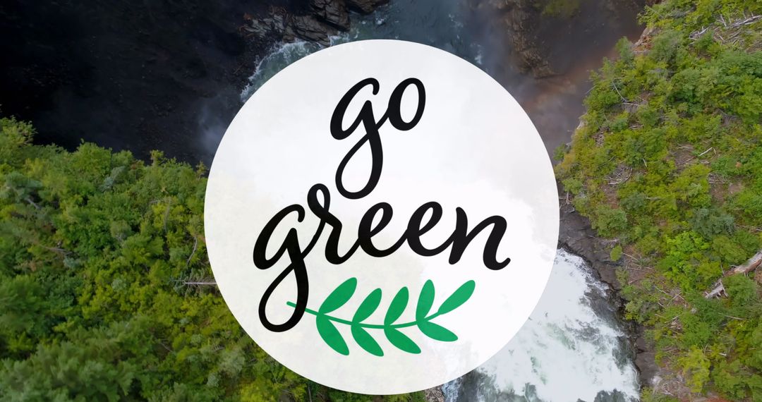 Go Green Inspiring Nature Conservation Message