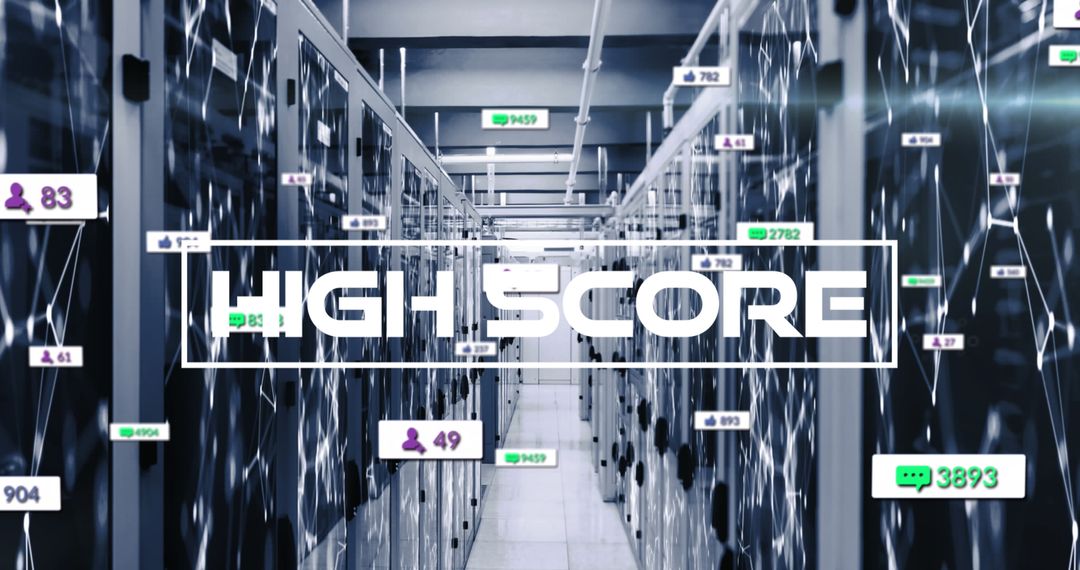 High Scores and Interactive Media in Server Room
