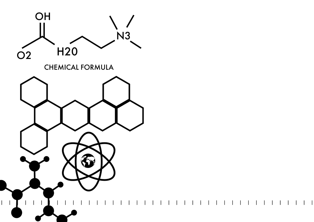 Detailed Transparent Graphic of Organic Chemistry Formulas