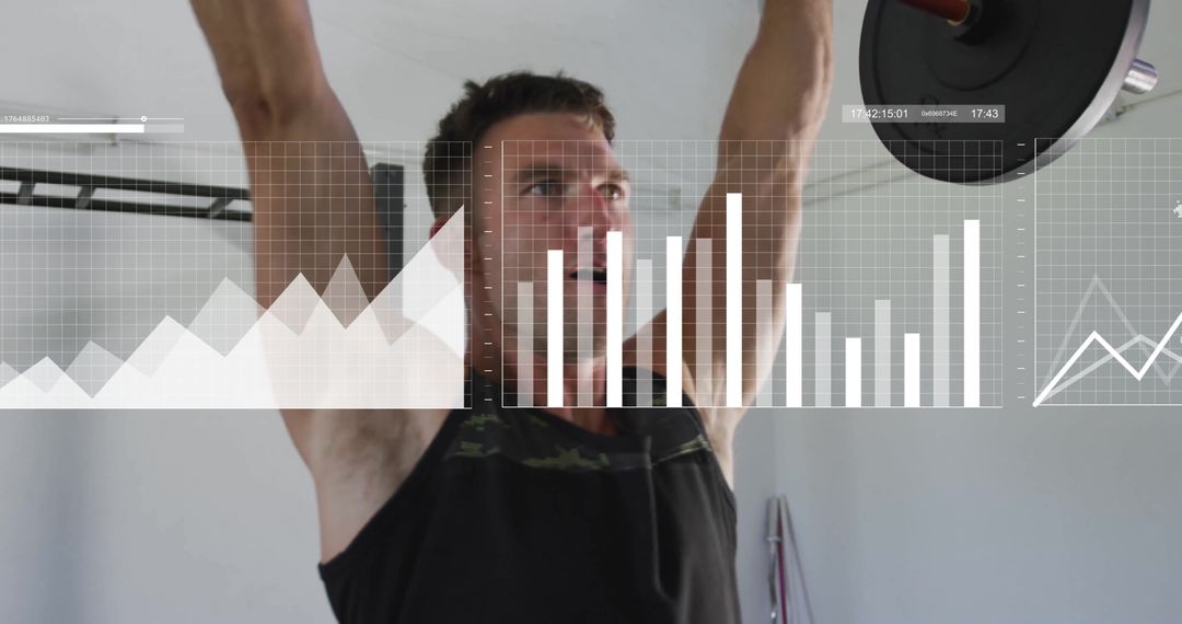 Dynamic Workout Data Overlays with Fitness Analytics Visualization