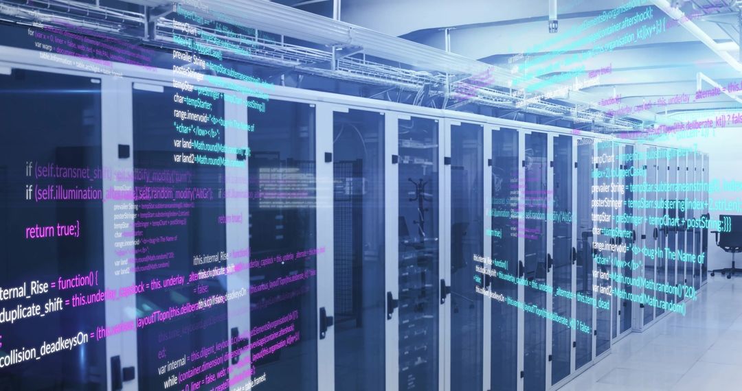 Creative Visualization of Data Processing in a Modern Server Room