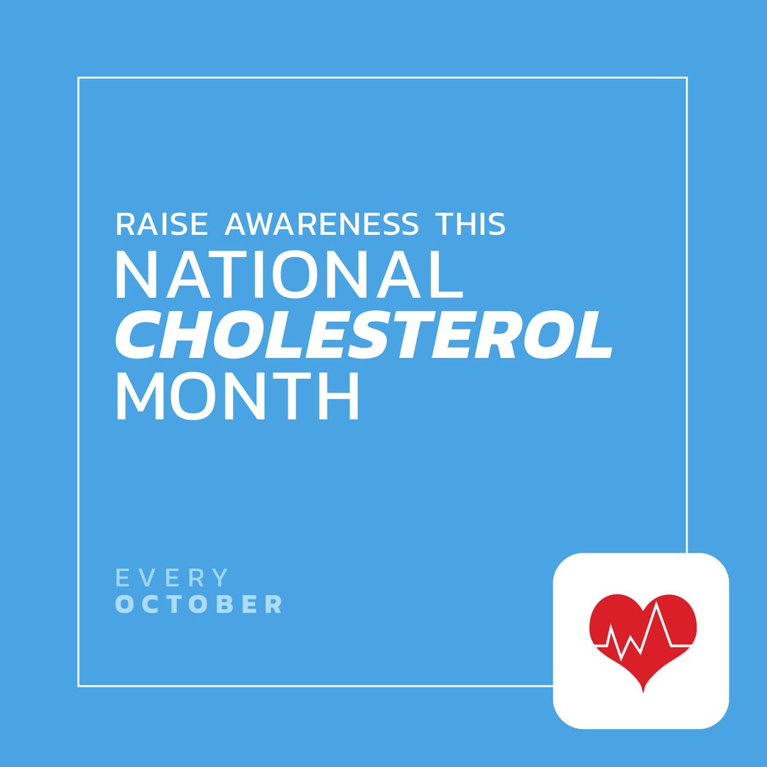 National Cholesterol Month Awareness Campaign Banner