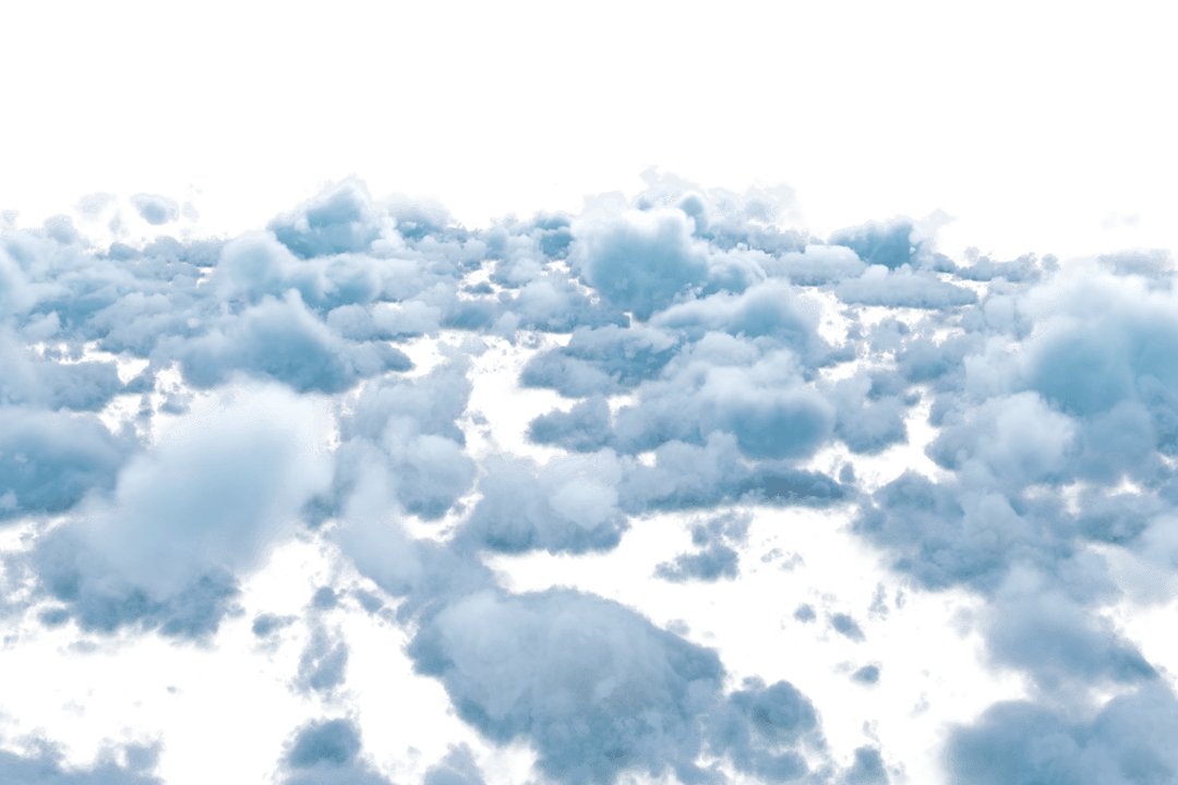 Transparent Cloudscape Above Sky for Design Inspiration