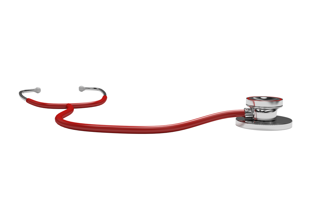 Transparent Red Stethoscope Medical Equipment Health Care Graphic - Download Free Stock Images Pikwizard.com