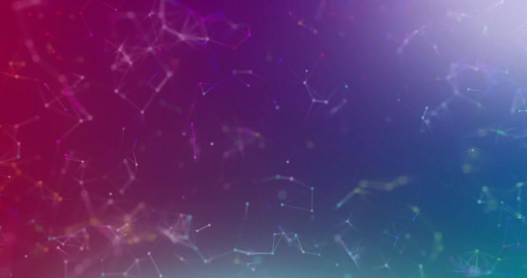 Abstract Digital Network Background with Gradient Colors