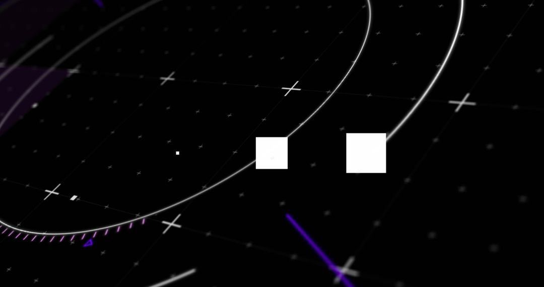 Futuristic Digital Interface with Data Loading Animation