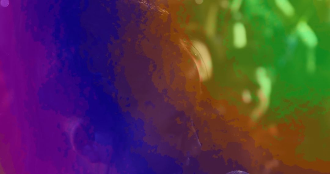 Abstract Multicolored Overlay on Portrait in Soft Focus - Free Images, Stock Photos and Pictures on Pikwizard.com