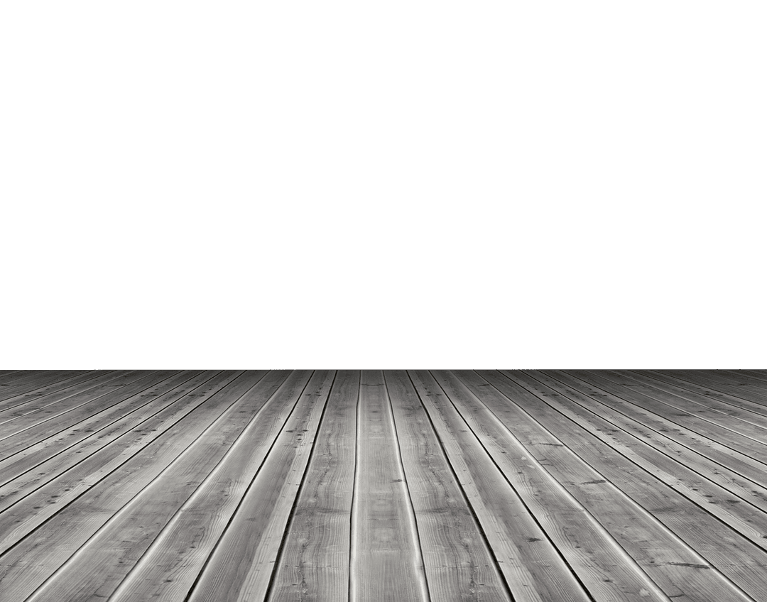 Textured Gray Wooden Flooring with Transparent Background