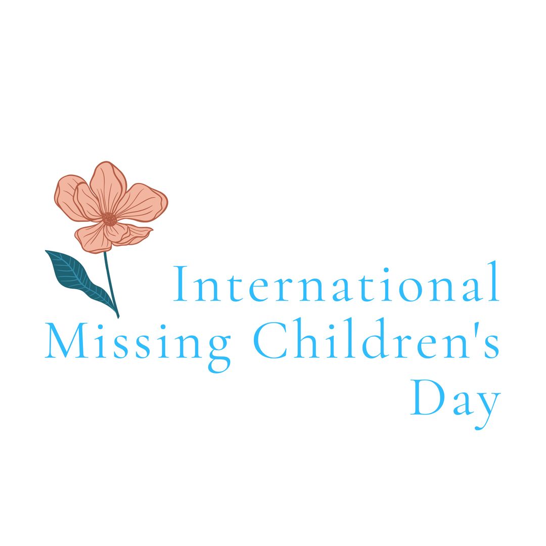 International Missing Children's Day Awareness Design