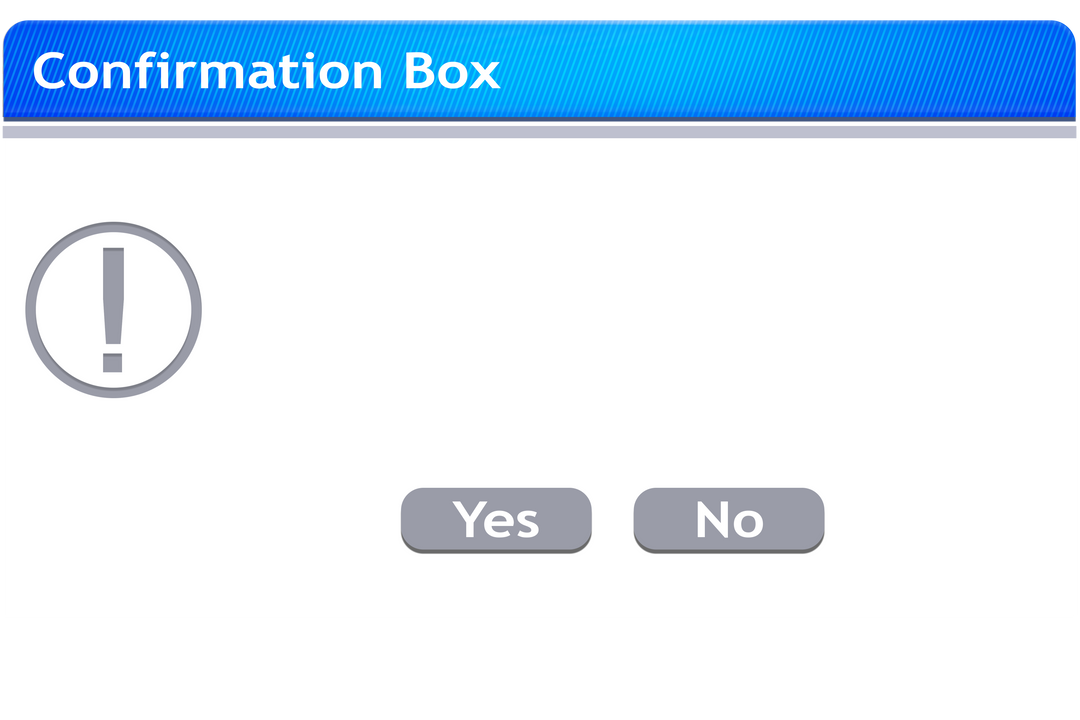 Transparent Confirmation Dialog Box for User Interface Design - Download Free Stock Images Pikwizard.com