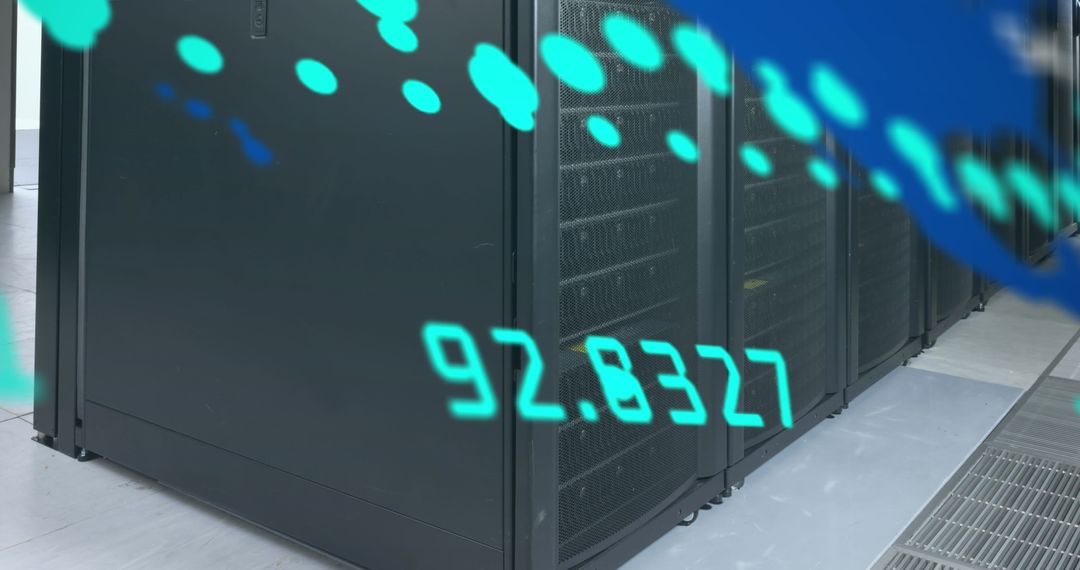 Global Data Processing Overlay in Server Room Environment