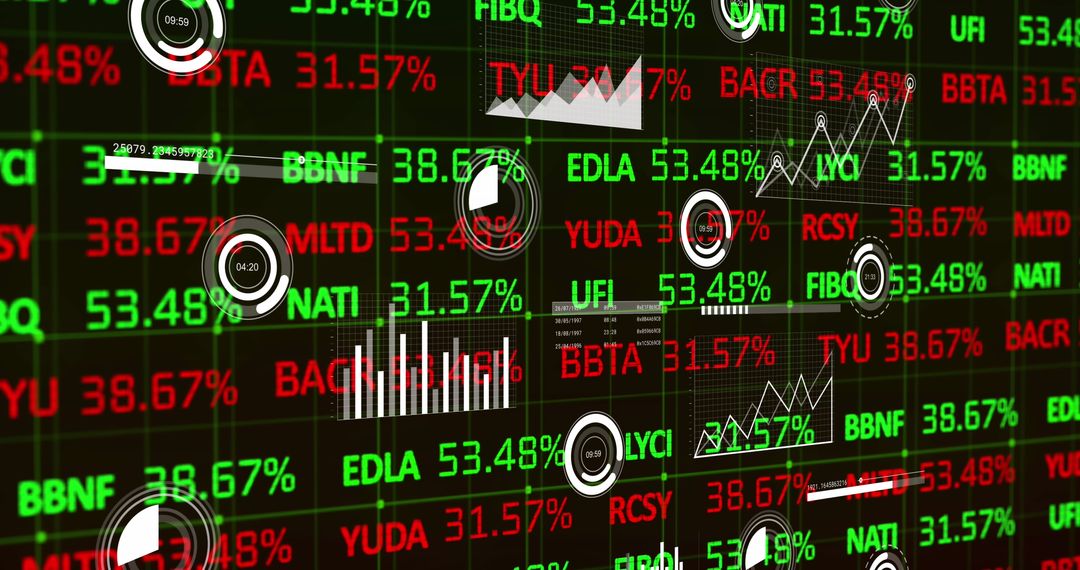 Financial Data Visualization with Analytics Interface