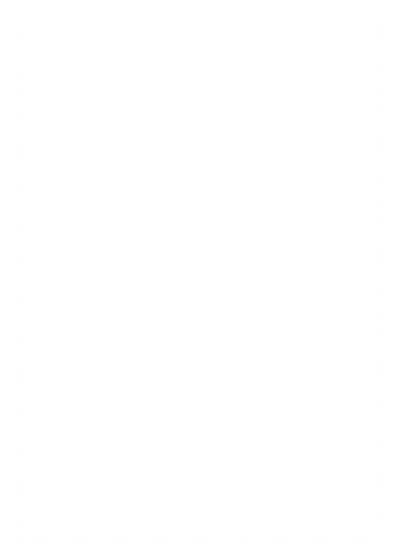 Abstract White Line Frame on Transparent Background