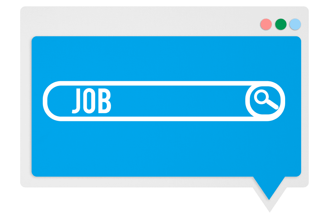 Transparent Digital Search Interface Speech Bubble