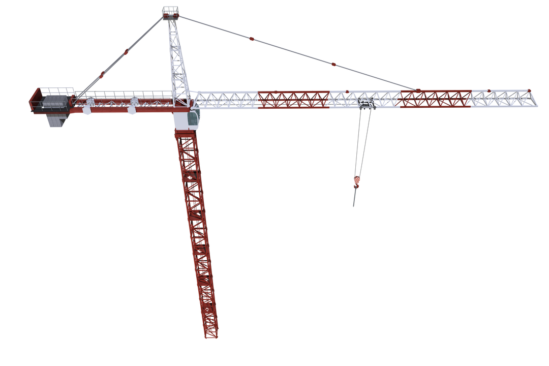 Digital Transparent Illustration of Construction Crane, Isolated Building Technology - Download Free Stock Images Pikwizard.com