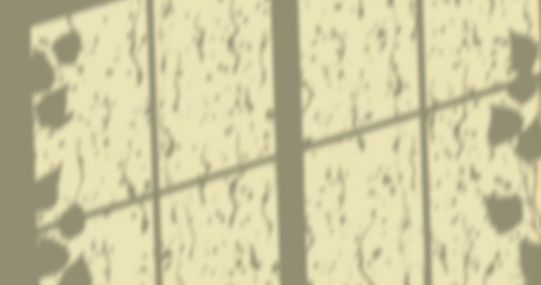 Window Shadow Silhouette with Falling Rain Background