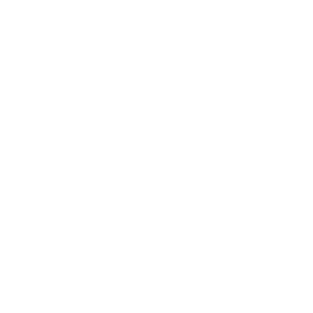 Two White Circles on Transparent Background, Minimalist Vector Design