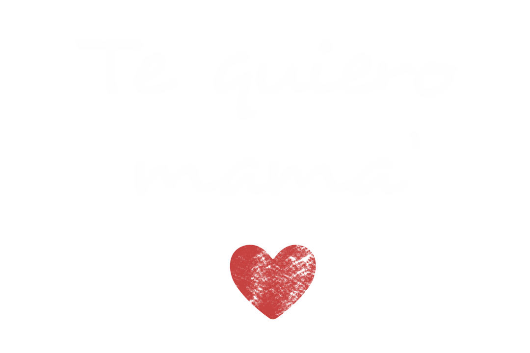 Te Quiero Mama Text with Red Heart on Transparent Background - Download Free Stock Images Pikwizard.com