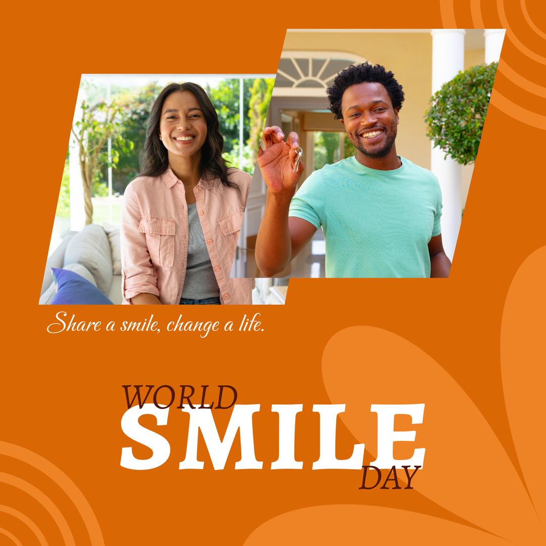 World Smile Day Celebration with Diverse Cultural Representation
