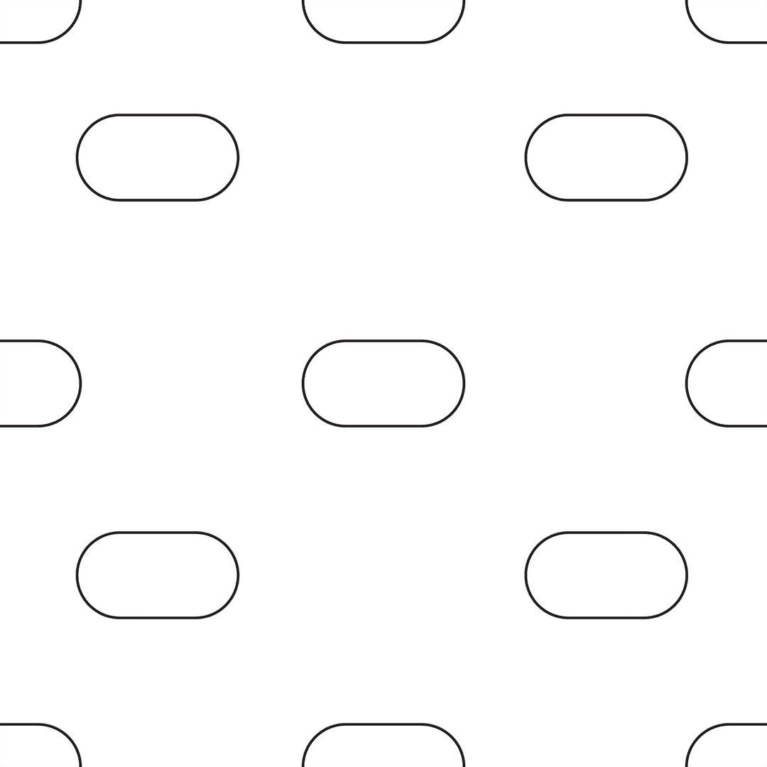 White Pill Shapes Pattern on Transparent Background for Design Use