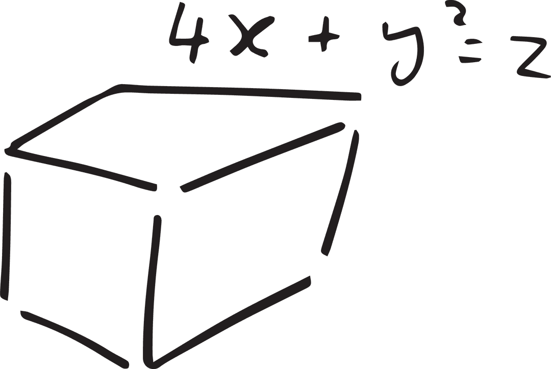 Transparent Mathematical Formula and Cube Drawing Calculations - Download Free Stock Images Pikwizard.com