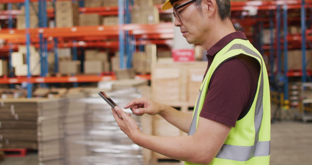 Warehousing Manager Using Smartphone in Industrial Environment