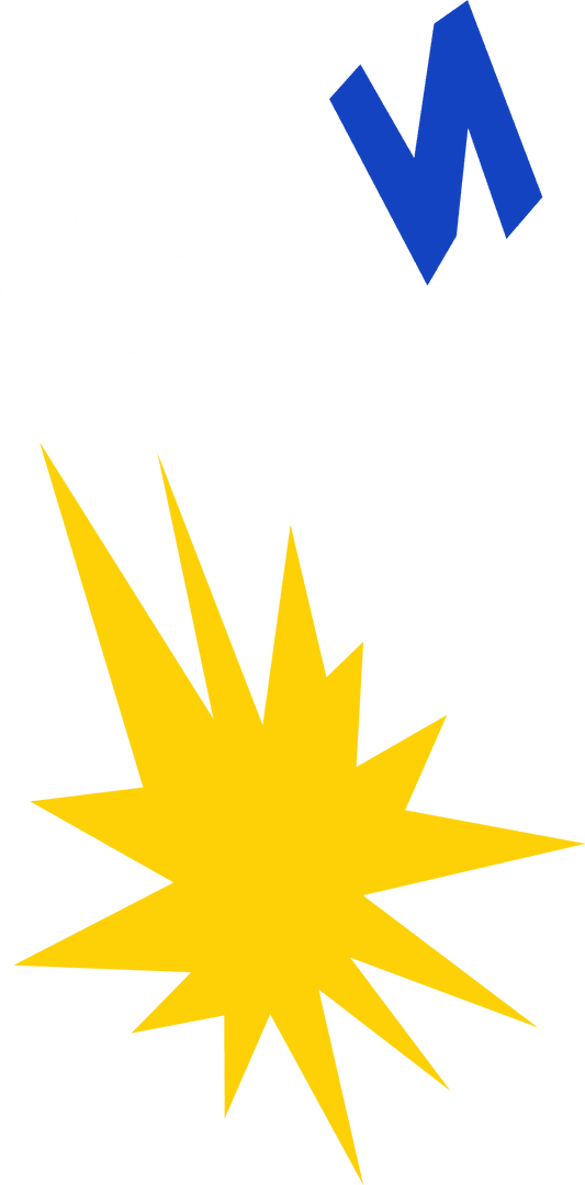 Minimalist Starburst and Symbols on Transparent Background