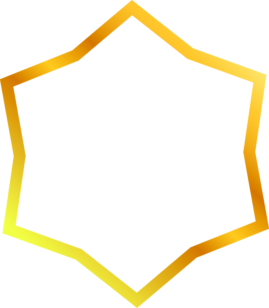 Transparent Geometric Star Outline in Gold - Download Free Stock Images Pikwizard.com