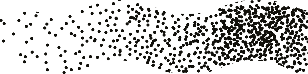 Digital Black Dots Pattern on Transparent Background