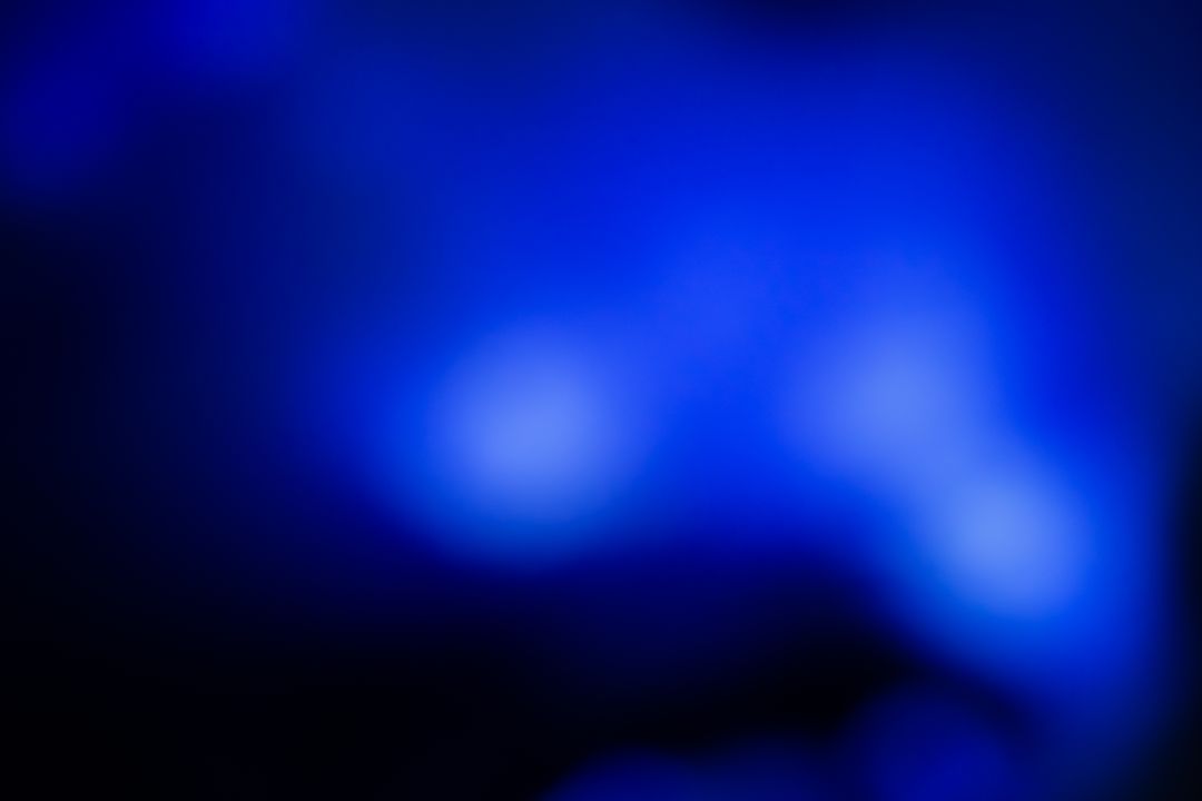 Abstract Blurred Blue Light Pattern