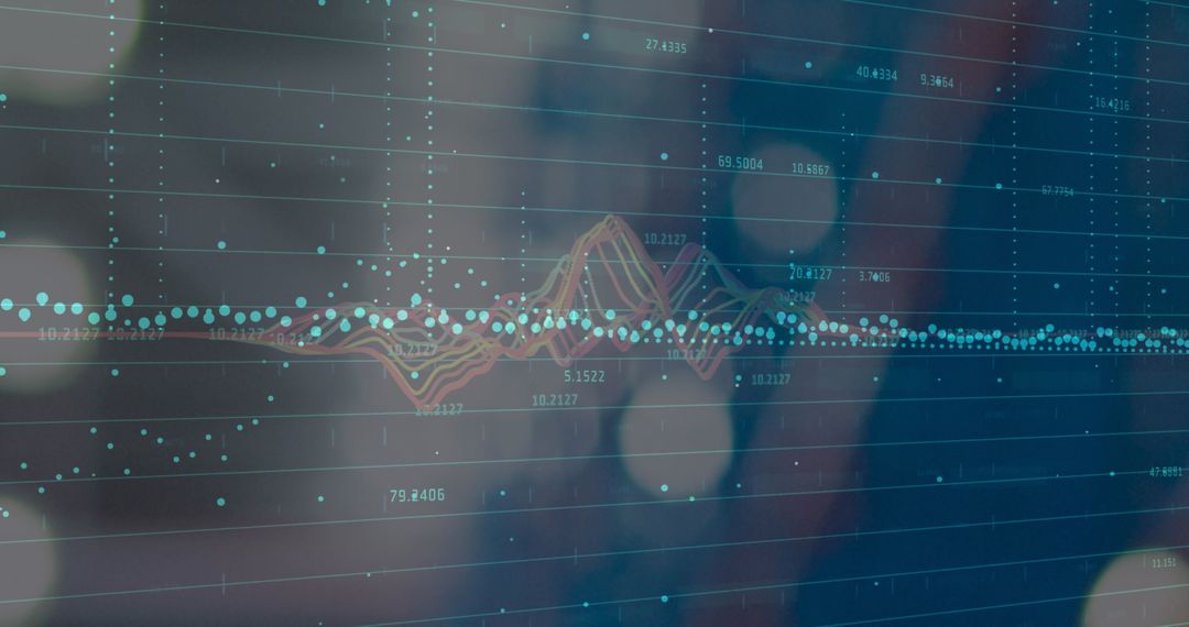 Digital Data Over Empty Warehouse for Global Shipping Analysis
