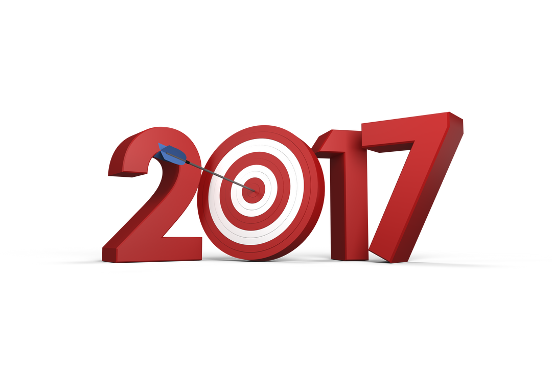 2017 with Shooting Target on Transparent Background - Download Free Stock Images Pikwizard.com