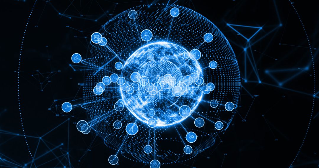 Digital Globe Network Connectivity Concept