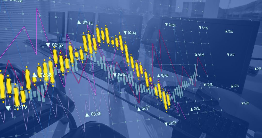 Financial Data Charts in Modern Office Technology