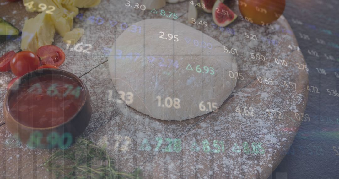 Fusion of Culinary Art and Financial Data with Pizza Dough