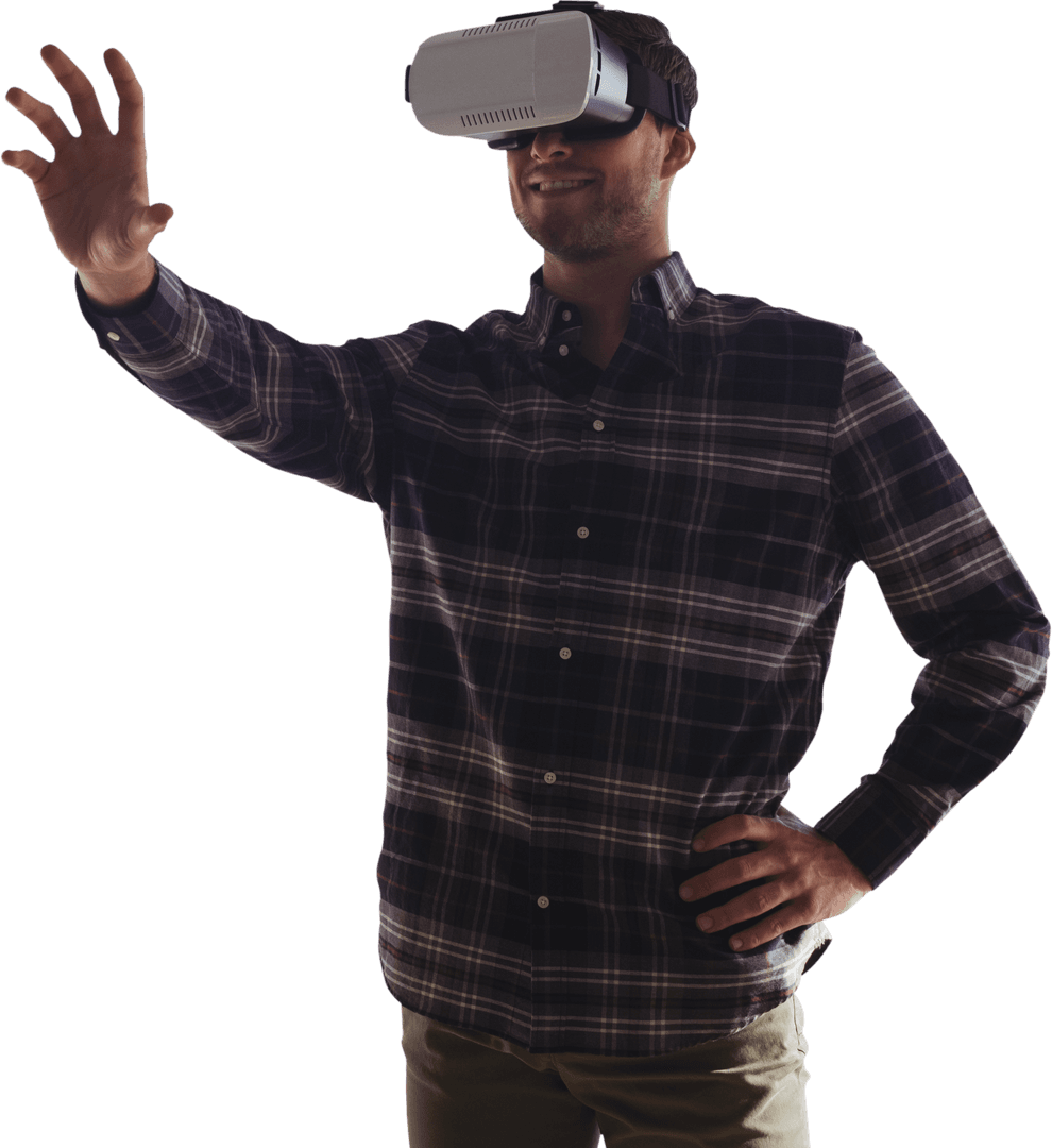 Transparent Advanced Virtual Reality Glasses Exploration