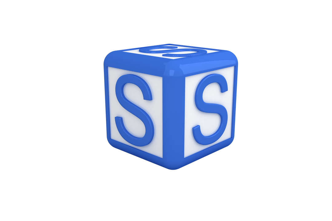 3D Blue Cube with Letter S on Transparent Background - Download Free Stock Images Pikwizard.com