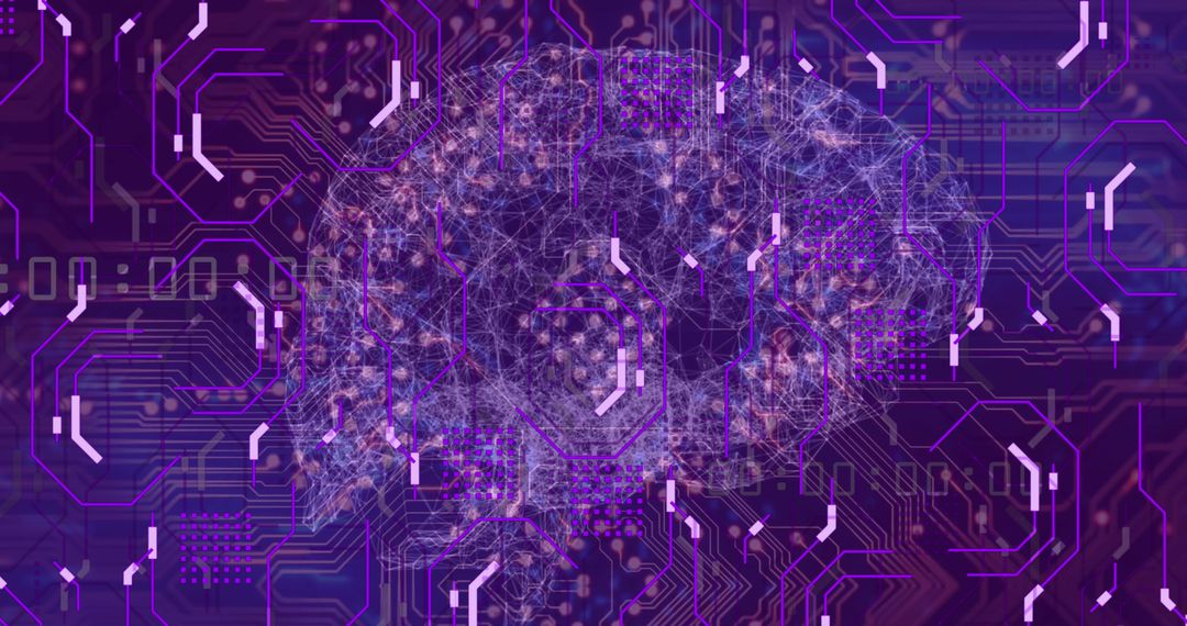 Digital Brain Network with Futuristic Interface