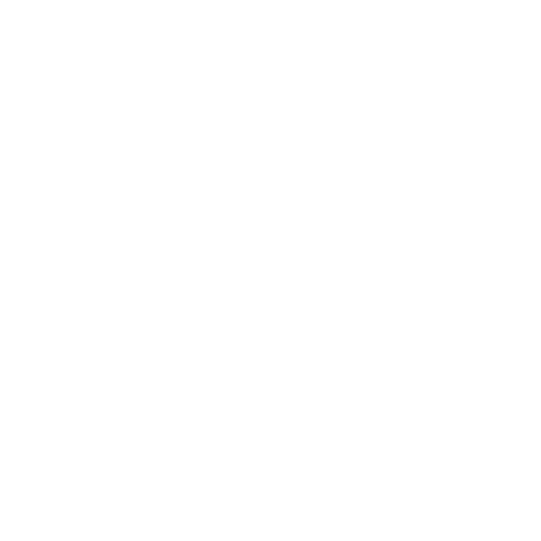 White Badge with Scalloped Edges on Transparent Background