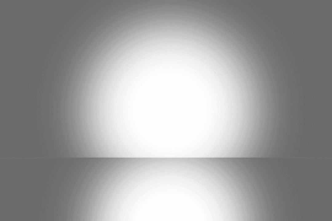 Abstract Black Shape with Transparent Center on Dark Background