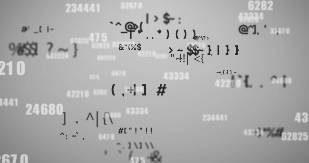 Dynamic Digital Data Interface Abstract Art