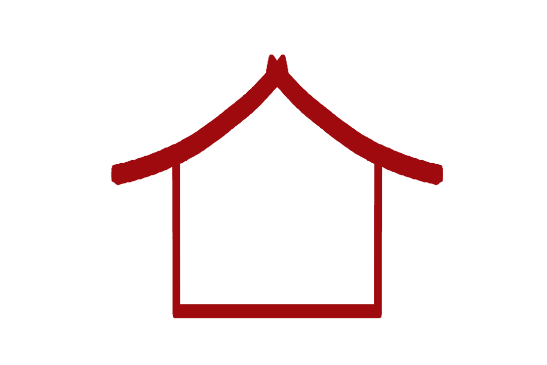 Claret House Icon on Transparent Background
