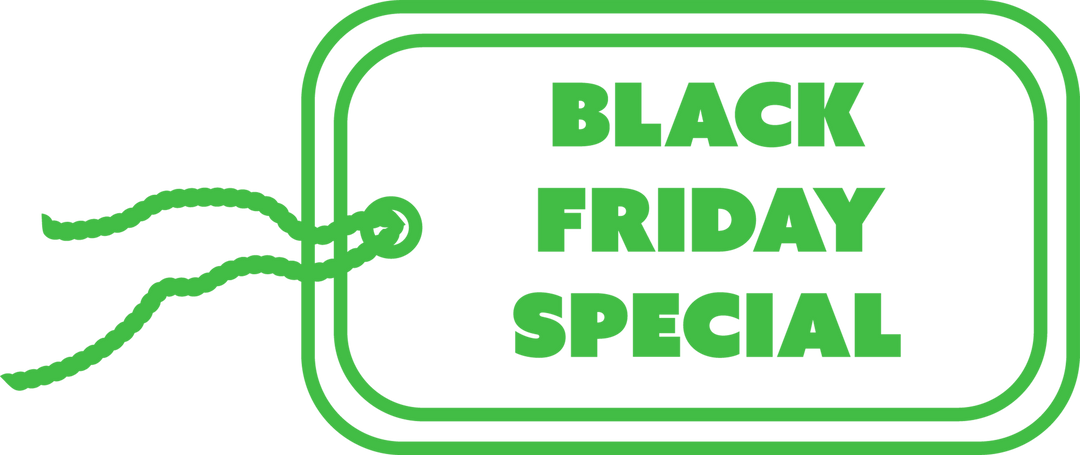 Black Friday Special Text on Transparent Background - Download Free Stock Images Pikwizard.com