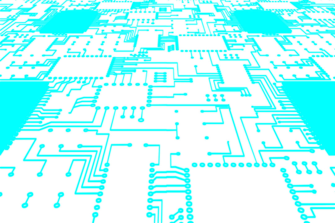 Transparent Circuit Board with Central Microchip Design for Technology Background - Download Free Stock Images Pikwizard.com